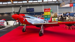 Kompozitový mustang společnosti Scalewings Kompozitový mustang společnosti Scalewings