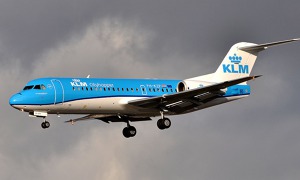 Fokker 70 nizozemské společnosti KLM Cityhopper.
