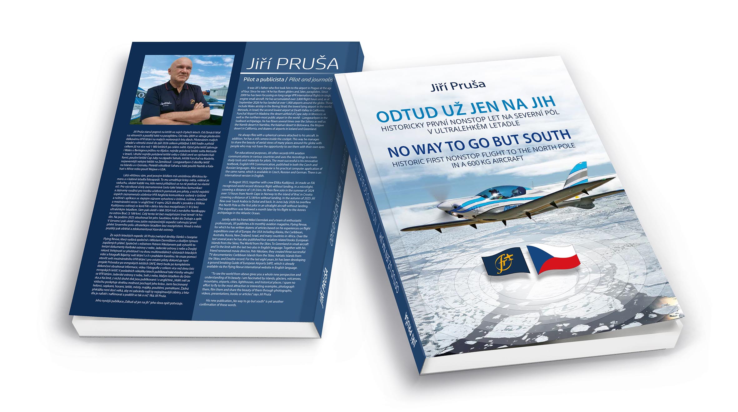 Jiří Pruša umfliegte den Nordpol mit Ultraleichtflugzeug SHARK 600