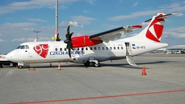 Typ ATR42-500 - létal z Prahy do Košic a Popradu v letech 2011 - 2019 Typ ATR42-500 - létal z Prahy do Košic a Popradu v letech 2011 - 2019