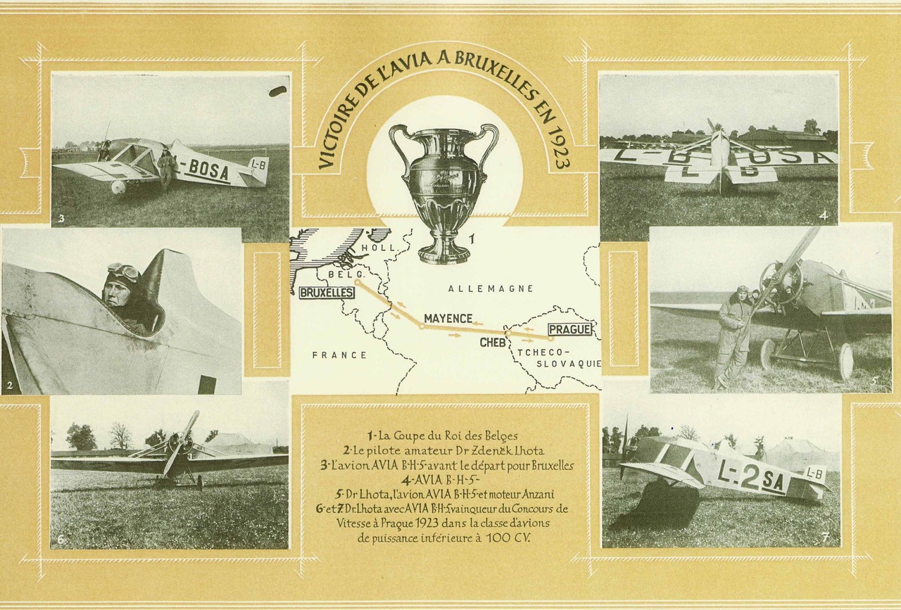 Flugzeugmodell Avia BH.5 als Weihnachtsgeschenk für Abonnenten