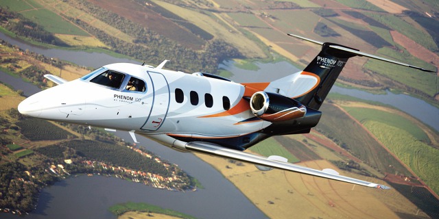 Embraer Phenom 100. Ilustrační foto: Embraer