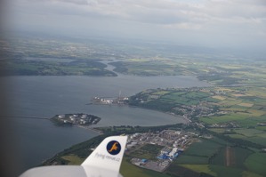 Cíl čtvrteční etapy, přístav Cork.