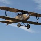 Dvouplošník Albatros D.III, znovuvzkříšená krása pro modré nebe.