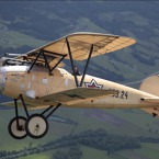 Dvouplošník Albatros D.III, znovuvzkříšená krása pro modré nebe.