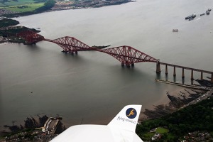 Železniční most přes Firth of Forth.