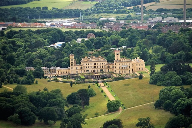 Královské letní sídlo Osborne House postavené v polovině 19. století princem Albertem, manželem královny Viktorie.