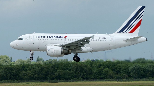 Airbus A318 společnosti Air France zavítá občas i na pražské Letiště Václava Havla.
