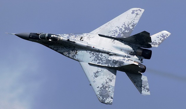 MiG 29A v bravách slovenské armády. Foto: VHÚ Praha