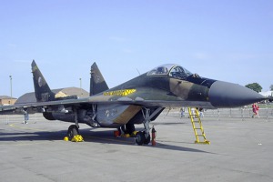 Mig-29 v kamufláži československé armády. Foto: VHÚ Praha