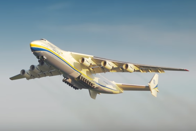 Start An-225 z Prahy 12. května 2016. Směr: Perth, jihozápadní Austrálie. Zdroj: Letiště Praha