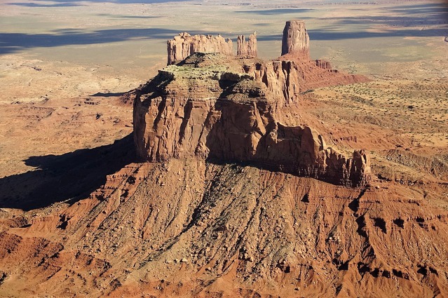 Skalní útvary v parku Monument Valley