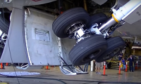 Landing gear swing test Landing gear swing test