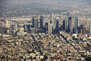 Střed Los Angeles.