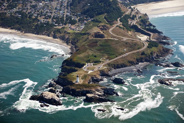 Pobřeží severní Kalifornie a Oregonu