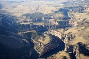 Bighorn Canyon na řece Bighorn