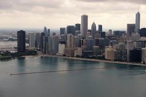 Střed města Chicago, Illinois