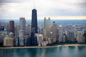 Střed města Chicago, Illinois