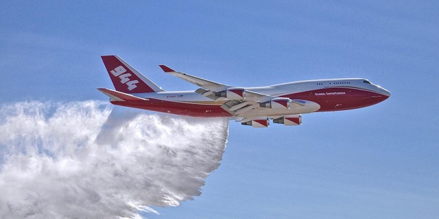 B747-400 SuperTanker společnosti Global SuperTanker Services. 