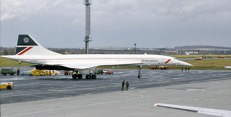 Concorde v Praze 22. 10. 1986. Foto: Jiří Marušák Concorde v Praze 22. 10. 1986. Foto: Jiří Marušák