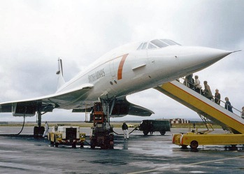 Concorde v Praze 22. 10. 1986. Foto: Jiří Marušák