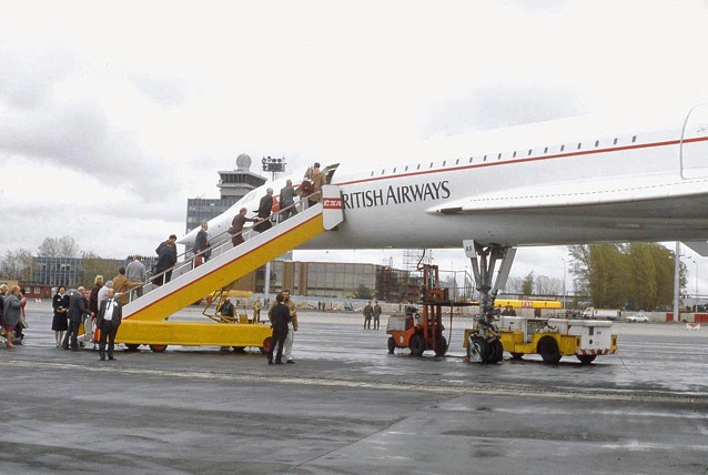 Concorde v Praze 22. 10. 1986. Foto: Jiří Marušák