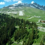 Altiport Courchevel, Francie. Foto: Jiří Pruša