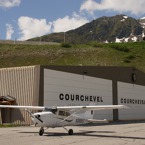 Altiport Courchevel, Francie. Foto: Jiří Pruša