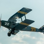 Dvojplošník Tiger Moth.  Foto: Naďa Murmaková