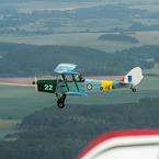 Dvojplošník Tiger Moth.  Foto: Naďa Murmaková