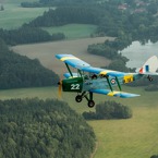 Dvojplošník Tiger Moth.  Foto: Naďa Murmaková