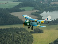 Dvojplošník Tiger Moth. Foto: Naďa Murmaková Dvojplošník Tiger Moth. Foto: Naďa Murmaková