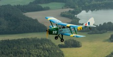 Dvojplošník Tiger Moth. Foto: Naďa Murmaková Dvojplošník Tiger Moth. Foto: Naďa Murmaková