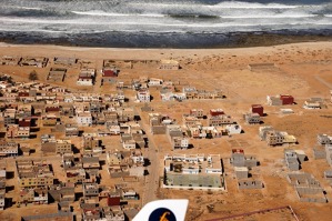 Městečko Sidi Ouarzeg - severozápadní Sahara