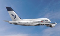 Vizualizace A380 v barvách společnosti Iran Air. Zdroj: Asfaarbyairbus.com Vizualizace A380 v barvách společnosti Iran Air. Zdroj: Asfaarbyairbus.com