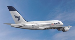 Vizualizace A380 v barvách společnosti Iran Air. Zdroj: Asfaarbyairbus.com