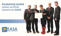 Pardubické letiště získalo jako první letiště v Česku nový certifikát bezpečnosti EASA.