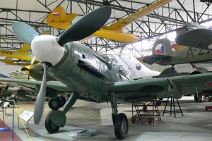 Avia S-199 ve sbírce Leteckého muzea Kbely.