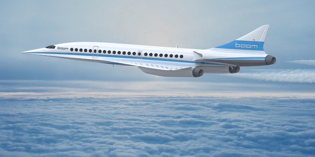 Nový supersonic XB-1 v představě tvůrců. Zdroj: Boomsupersonic.com