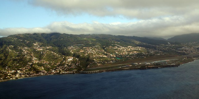 Letiště Funchal, Madeaira. Foto: Jiří Pruša