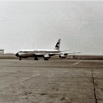 1965_Convair CV-990 Coronado společnosti Garuda na LKPR. Foto: Archiv Lubora Obendraufa 