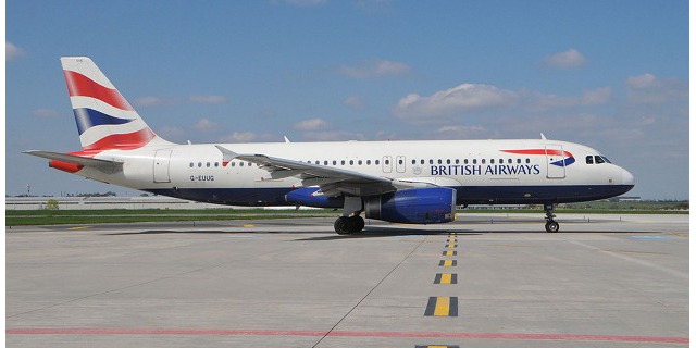 A320 společnosti British Airways.