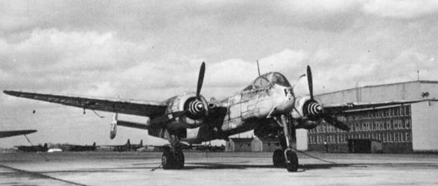 Heinkel 219 na letišti Wright Field v Ohiu. Ilustrační foto: weapons-of-war.ucoz.ru