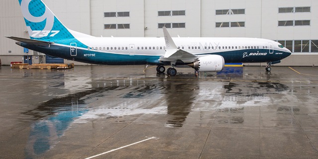 Boeing 737 MAX 9, rollout 7. 3. 2017. Foto: Boeing