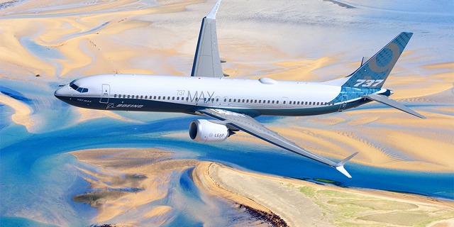 Boeing 737 MAX 9. Vizualizace: Boeing