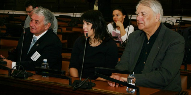 Slavnostní ceremoniál předání ocenění osobnostem z oblasti letectví v Poslanecké sněmovně. Foto: PSP ČR