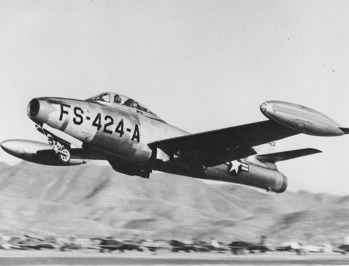 F-84E Thunderjet. Foto: USAF