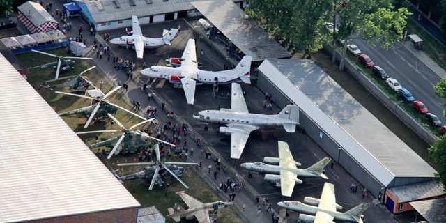 Letecký pohled na jádro areálu muzea. Foto: VHÚ Praha