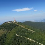 Majestátní a nádherná Lysá Hora, znamení, že Slovensko je už nedaleko, Slovensko 2016 s Dynamicem a L-13 Vivat. 