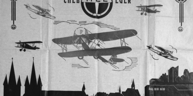 Plakát k Leteckému dni v roce 1933. Zdroj: Archiv autora